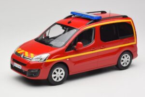 Citroen Berlingo II Pompiers Sarkans Norev 1:18 181641 Metāls