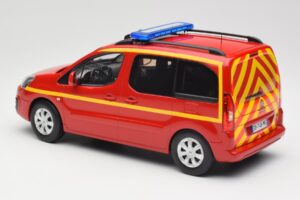 Citroen Berlingo II Pompiers Sarkans Norev 1:18 181641 Metāls — attēls 5 no 6