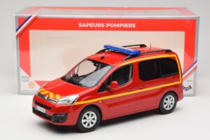 Citroen Berlingo II Pompiers Sarkans Norev 1:18 181641 Metāls — attēls 6 no 6