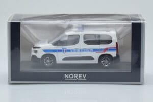 Citroen Berlingo Police Municipale v1 Balts Zils Norev 1:43 155767 Metāls — attēls 4 no 4