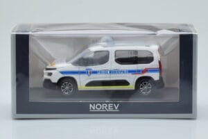 Citroen Berlingo Police Municipale v2 Balts Zils Norev 1:43 155768 Metāls — attēls 4 no 4