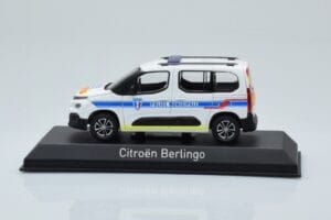 Citroen Berlingo Police Municipale v2 Balts Zils Norev 1:43 155768 Metāls