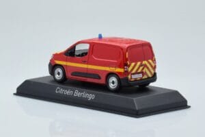 Citroen Berlingo Van Sapeurs Pompiers Sarkans Norev 1:43 155772 Metāls — attēls 3 no 4