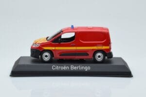 Citroen Berlingo Van Sapeurs Pompiers Sarkans Norev 1:43 155772 Metāls