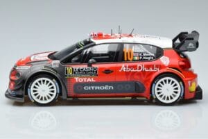 Citroen C3 WRC #10 K. Meeke / P. Nagle Rally Monte Carlo 2018 Norev 1:18 181636 Metāls — attēls 3 no 6