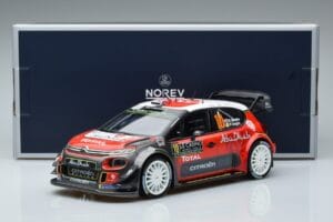 Citroen C3 WRC #10 K. Meeke / P. Nagle Rally Monte Carlo 2018 Norev 1:18 181636 Metāls — attēls 6 no 6