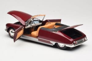 Citroen DS19 Kabriolets Bordeaux Norev 1:18 181561 Metāls — attēls 5 no 8