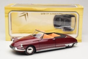 Citroen DS19 Kabriolets Bordeaux Norev 1:18 181561 Metāls — attēls 8 no 8