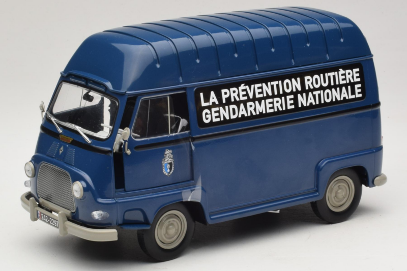 Citroen Estafette Gendarmerie Zils Ar Figūru Norev 1:18 185165 Metāls