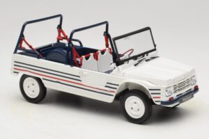 Citroen Mehari Zils Balts Sarkans Norev 1:18 181805 Metāls