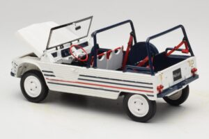 Citroen Mehari Zils Balts Sarkans Norev 1:18 181805 Metāls — attēls 5 no 7