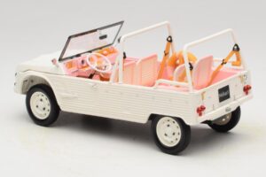 Citroen Mehari Eden Sorbet Balts un Rozā Norev 1:18 181804 Metāls — attēls 5 no 6