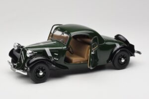 Citroen Traction Avant 11 Coupe Zaļš Solido 1:18 8179 Metāls — attēls 2 no 8