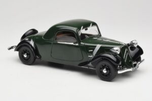 Citroen Traction Avant 11 Coupe Zaļš Solido 1:18 8179 Metāls — attēls 6 no 8