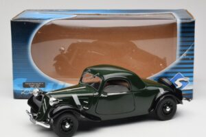 Citroen Traction Avant 11 Coupe Zaļš Solido 1:18 8179 Metāls — attēls 8 no 8