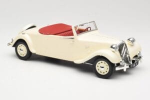 Citroen Traction Avant 11B Kabriolets Krēmkrāsas Norev 1:18 181440 Metāls — attēls 4 no 6