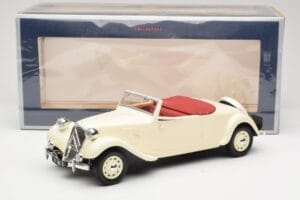 Citroen Traction Avant 11B Kabriolets Krēmkrāsas Norev 1:18 181440 Metāls — attēls 6 no 6