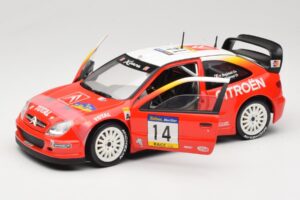 Citroen Xsara T4 WRC #14 P. Bugalski / J-P. Chiaroni WRC 2001 Solido 1:18 9021 Metāls — attēls 2 no 8