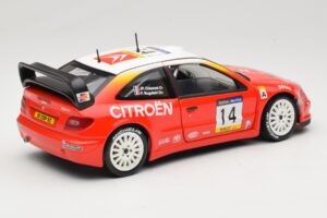 Citroen Xsara T4 WRC #14 P. Bugalski / J-P. Chiaroni WRC 2001 Solido 1:18 9021 Metāls — attēls 3 no 8