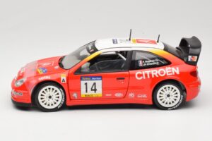Citroen Xsara T4 WRC #14 P. Bugalski / J-P. Chiaroni WRC 2001 Solido 1:18 9021 Metāls — attēls 4 no 8