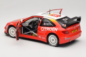 Citroen Xsara T4 WRC #14 P. Bugalski / J-P. Chiaroni WRC 2001 Solido 1:18 9021 Metāls — attēls 5 no 8