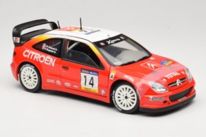 Citroen Xsara T4 WRC #14 P. Bugalski / J-P. Chiaroni WRC 2001 Solido 1:18 9021 Metāls — attēls 6 no 8