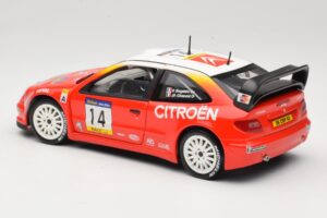 Citroen Xsara T4 WRC #14 P. Bugalski / J-P. Chiaroni WRC 2001 Solido 1:18 9021 Metāls — attēls 7 no 8