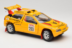 Citroen ZX Rallye Raid #203 1992 Solido 1:18 9003-N1 Metāls — attēls 6 no 8