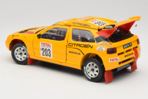 Citroen ZX Rallye Raid #203 1992 Solido 1:18 9003-N1 Metāls — attēls 7 no 8