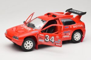 Citroen ZX Rallye #34 Rally 1992 Solido 1:18 9003 Metāls — attēls 2 no 8