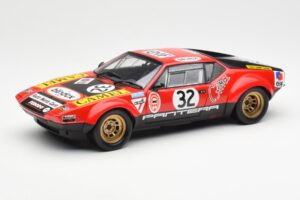 De Tomaso Pantera #32 Jaquemin / Deprez 24 Hours of Le Mans 1972 Kyosho 1:18 08855B Metāls