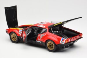 De Tomaso Pantera #32 Jaquemin / Deprez 24 Hours of Le Mans 1972 Kyosho 1:18 08855B Metāls — attēls 5 no 8