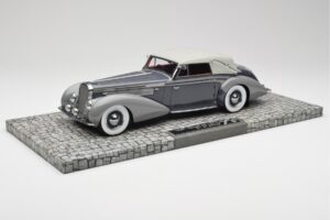 Delage D8 120 Kabriolets Pelēks & Tumši Pelēks Minichamps 1:18 107115134 Metāls