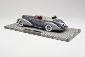 Delage D8 120 Kabriolets Pelēks & Tumši Pelēks Minichamps 1:18 107115134 Metāls — attēls 5 no 6