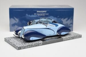 Delahaye Type 135-M Kabriolets Mullin Museum Minichamps 1:18 107116160 Metāls — attēls 2 no 6