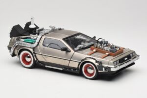 DeLorean DMC-12 Back to the Future Part III Sun Star 1:18 2712 Metāls — attēls 6 no 8