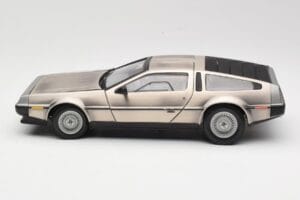 DeLorean DMC-12 LK Sudrabs Sun Star 1:18 2701 Metāls — attēls 4 no 8