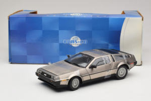DeLorean DMC-12 Sudrabs Sun Star 1:18 2703 Metāls — attēls 6 no 6