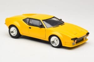 De Tomaso Pantera Dzeltens Hot Wheels 1:18 27809 Metāls — attēls 6 no 8