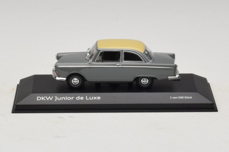 DKW Junior DeLuxe Pelēks Minichamps 1:43 A5-5794 Metāls