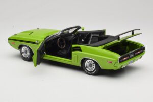 Dodge Challenger Kabriolets Zaļš Greenlight 1:18 12803-06G Metāls — attēls 5 no 8