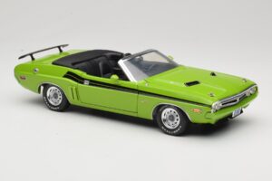 Dodge Challenger Kabriolets Zaļš Greenlight 1:18 12803-06G Metāls — attēls 6 no 8