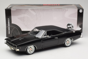 Dodge Charger R/T Steve McQueen Bullitt Movie Greenlight 1:18 12839 Metāls — attēls 8 no 8