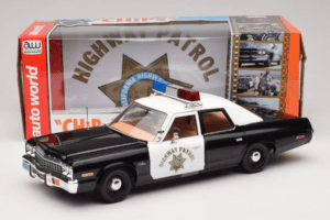 Dodge Monaco Highway Patrol CHiPS Auto World 1:18 AWSS112/06 Metāls — attēls 8 no 8