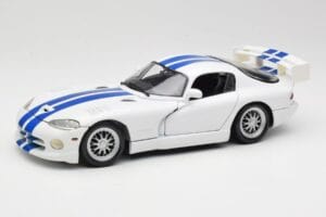 Dodge Viper GTS-R GT2 Balts 1997 Maisto 1:18 50316 Metāls