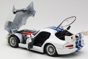 Dodge Viper GTS-R GT2 Balts 1997 Maisto 1:18 50316 Metāls — attēls 5 no 8