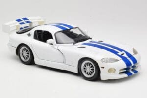 Dodge Viper GTS-R GT2 Balts 1997 Maisto 1:18 50316 Metāls — attēls 6 no 8