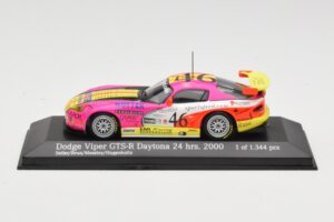 Dodge Viper GTS-R #46 Seiler / Brun / Messley 24 Hours of Daytona 2000 Minichamps 1:43 430001446 Metāls
