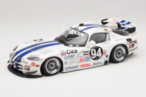 Dodge Viper GTS-R #94 Viper Team Oreca O. Beretta / T. Archer / D. Dupuy 24 Hours of Daytona 1997 AUTOart 1:18 89723 Metāls