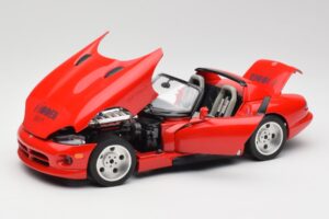 Dodge Viper RT/10 Sarkans Ierobežots Izdevums Bburago 1:18 3025 Metāls — attēls 2 no 8